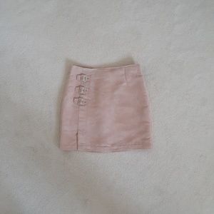 Dynamite Faux Suede Skirt